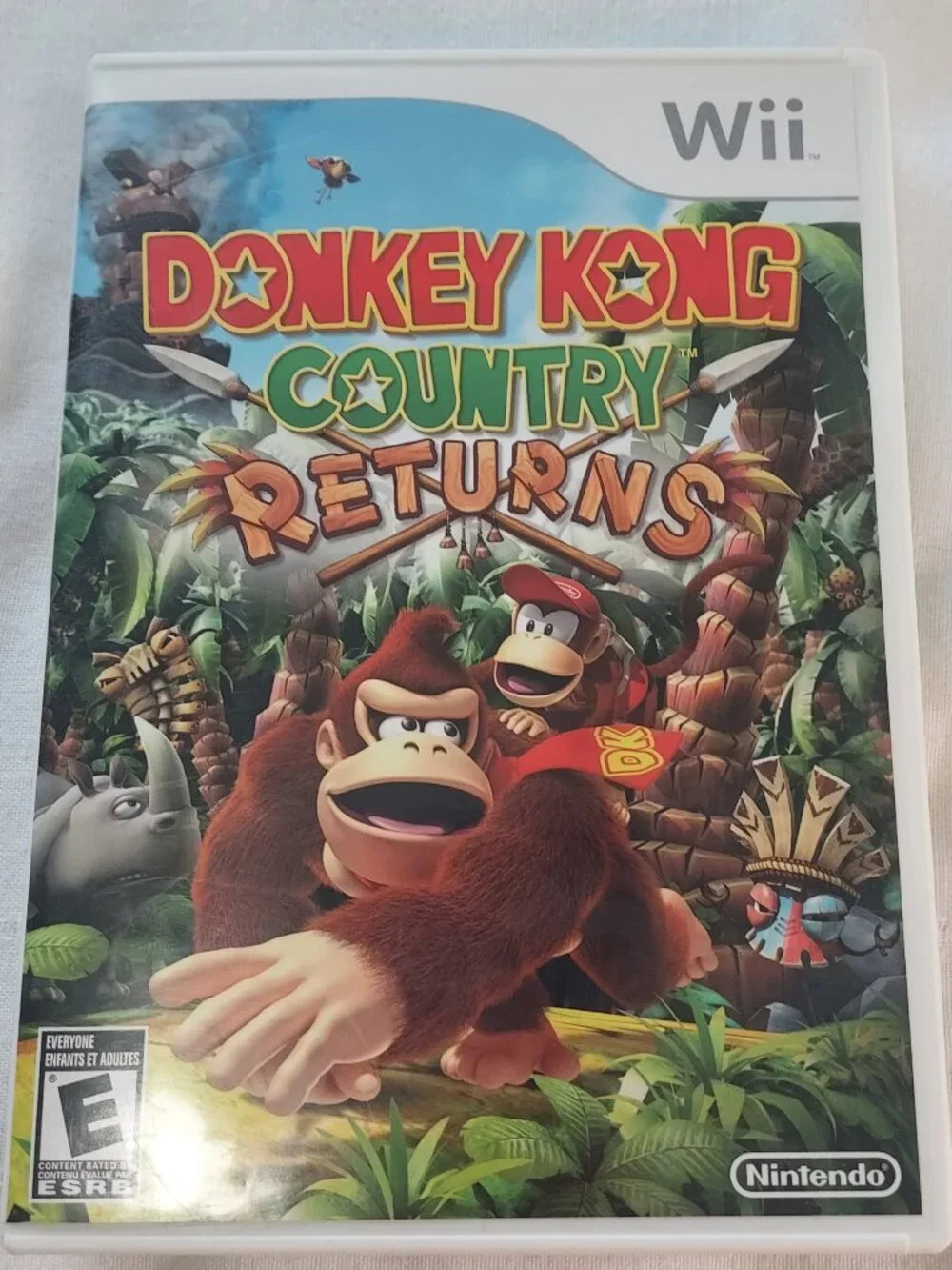 Donkey Kong Country Returns (Nintendo Wii) – Case Included – With Manual CIB